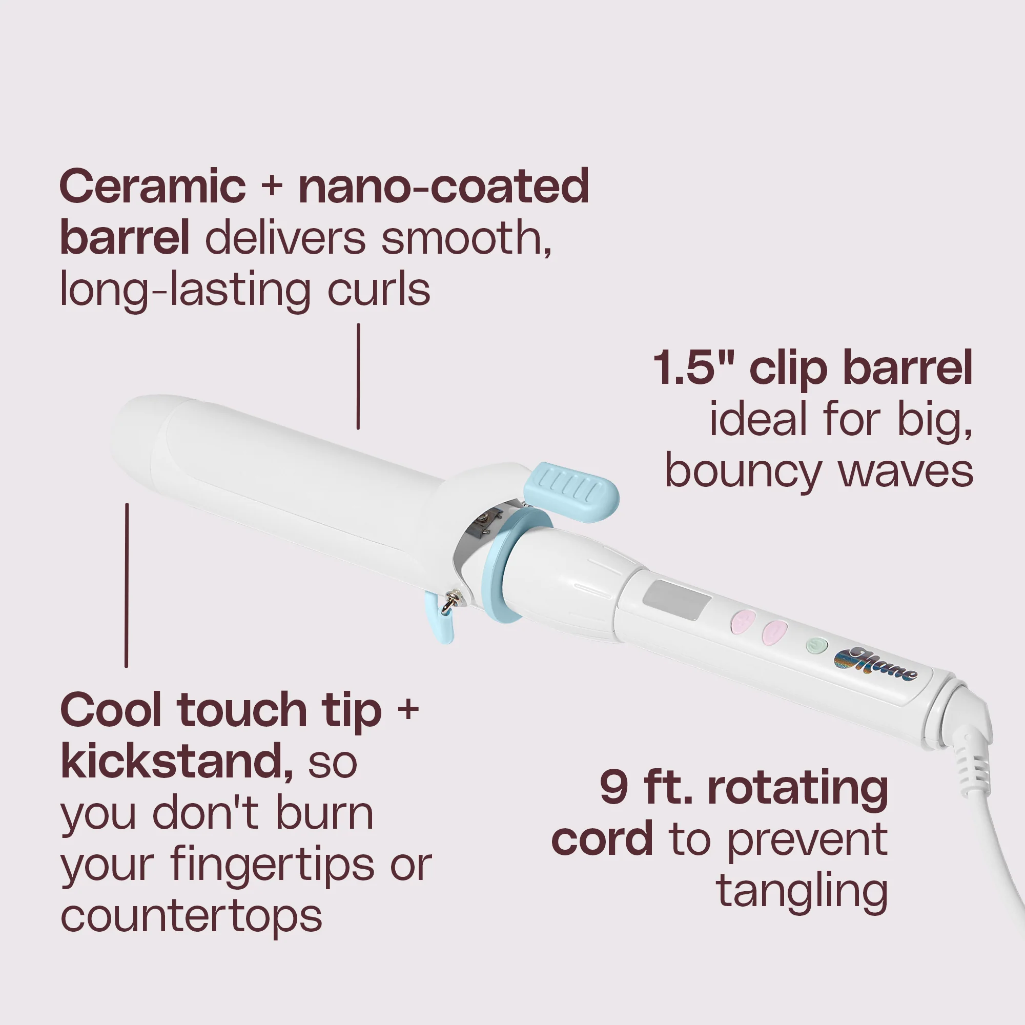 Handle with Curl 1.5” (38MM) Curling Iron - Image 9