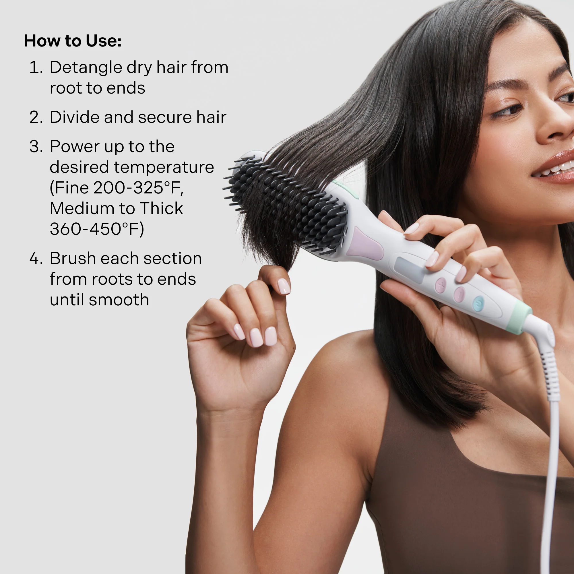 Get Ur Sleek On Hot Straightening Brush - Image 6